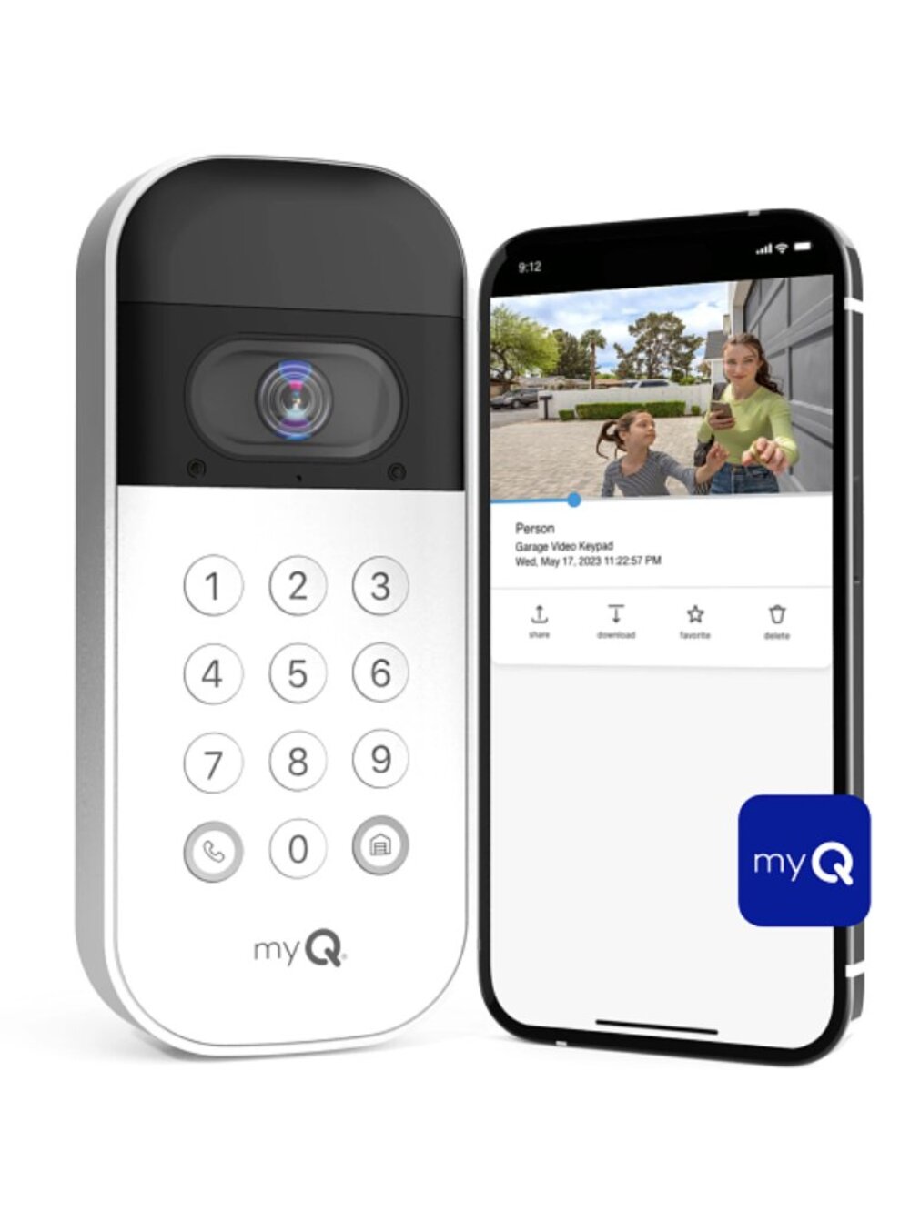 myQ Smart Garage® Video Keypad - Picture 4 of 4